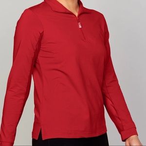 EIS solid red cool sun shirt